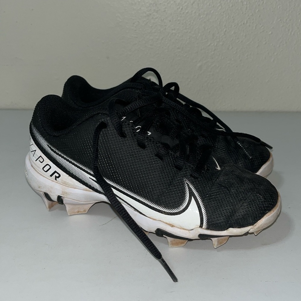 Nike Black and White Vapor Soccer Cleats